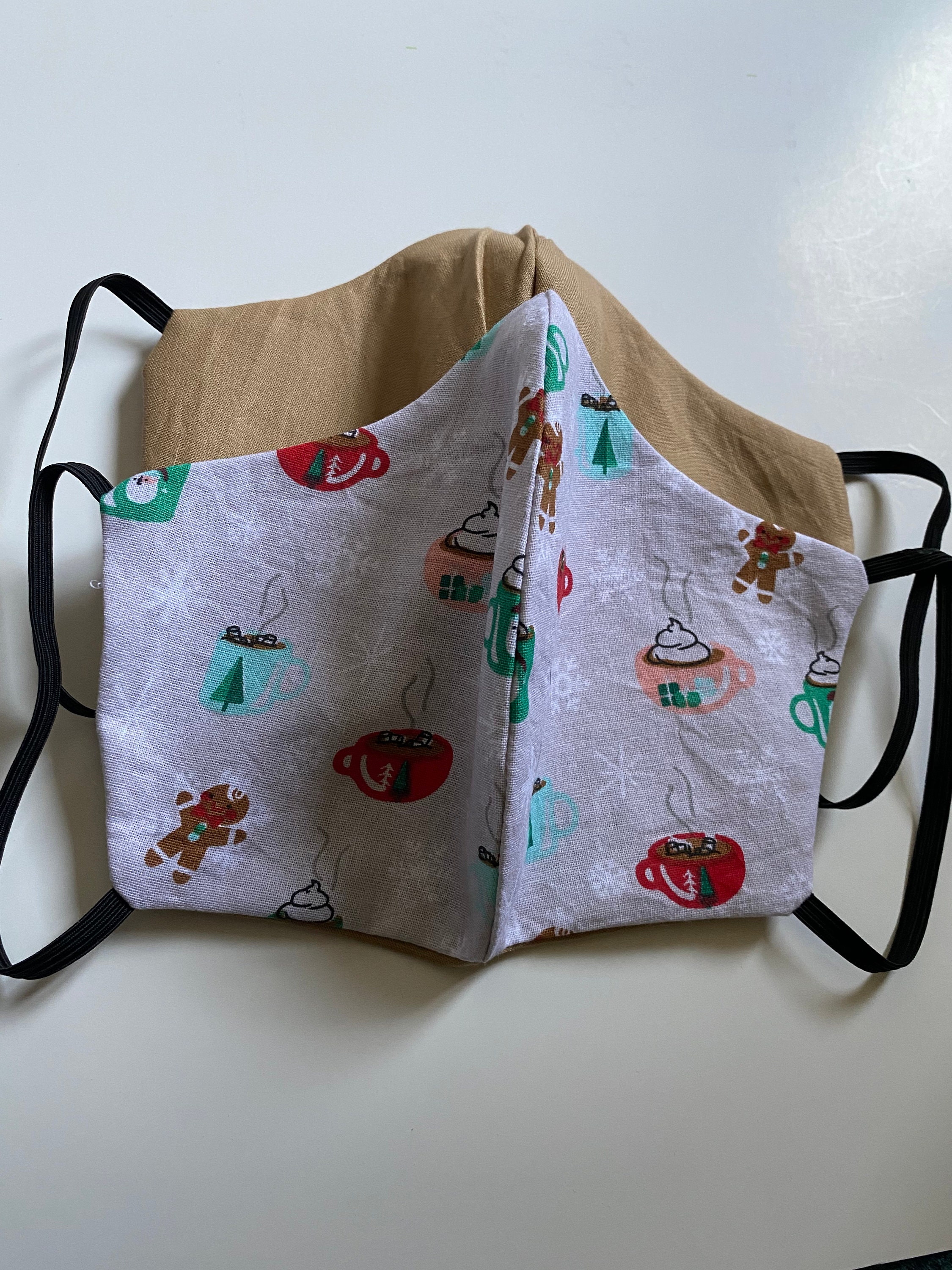 Christmas Face Mask – Reusable Washable Double Layer, Unisex Adult, Adjustable Straps