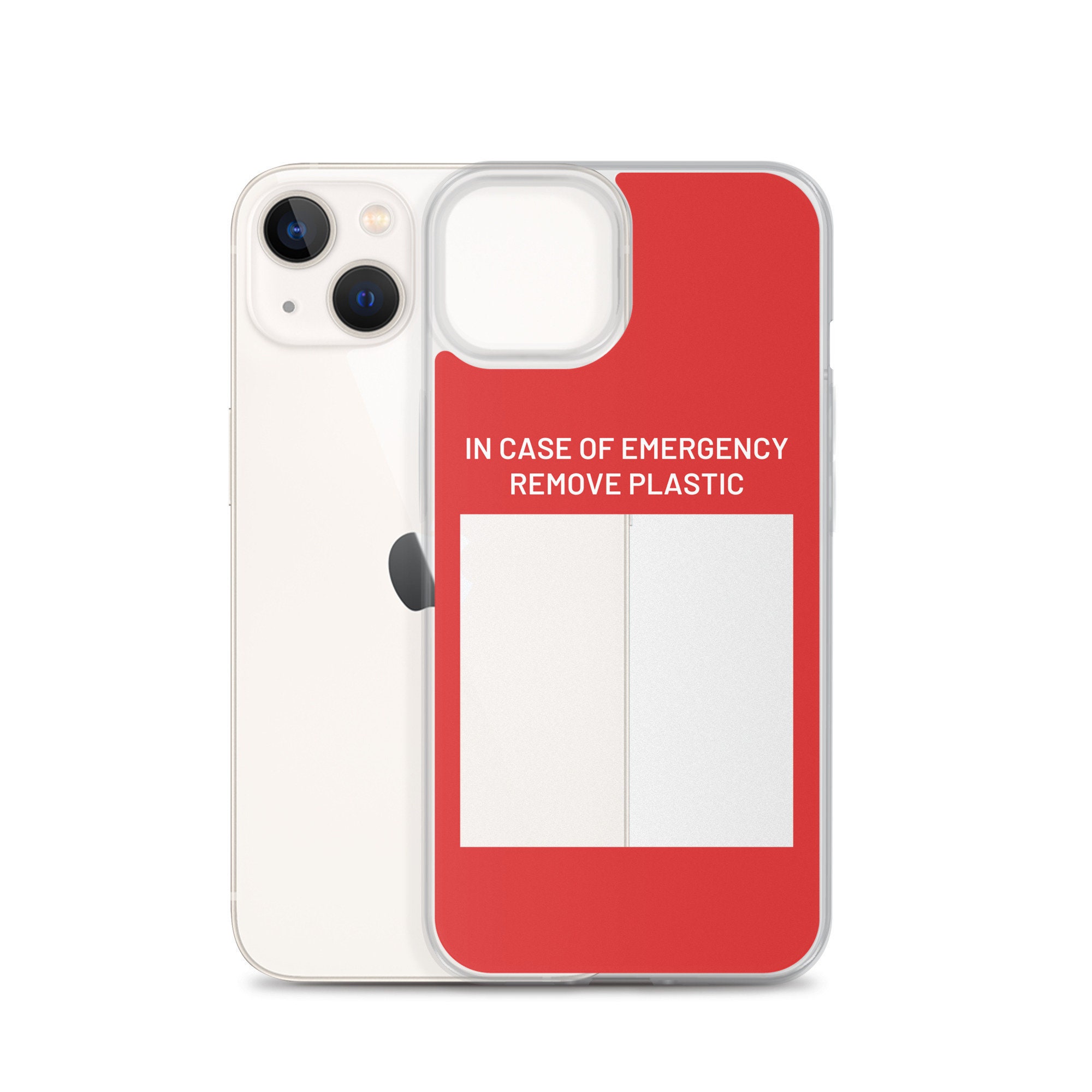 Iphone Case in Case of Emergency Remove Plastic Phone Case Etsy