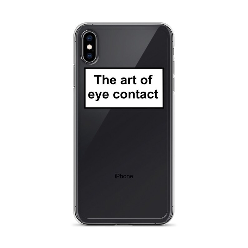 IPhone Case the Art of Eye Contact Aesthetic Phone Case Etsy