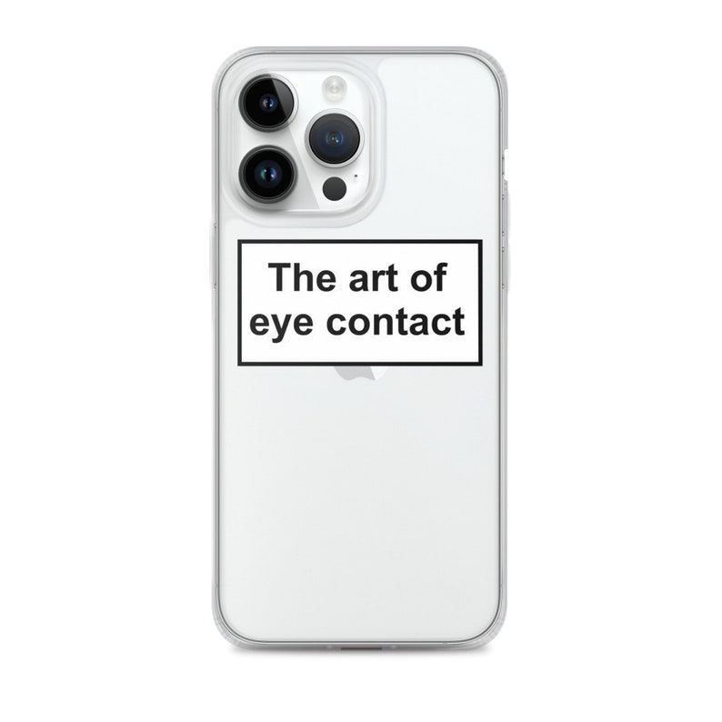 IPhone Case the Art of Eye Contact Aesthetic Phone Case Etsy