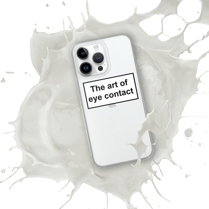 IPhone Case the Art of Eye Contact Aesthetic Phone Case Etsy