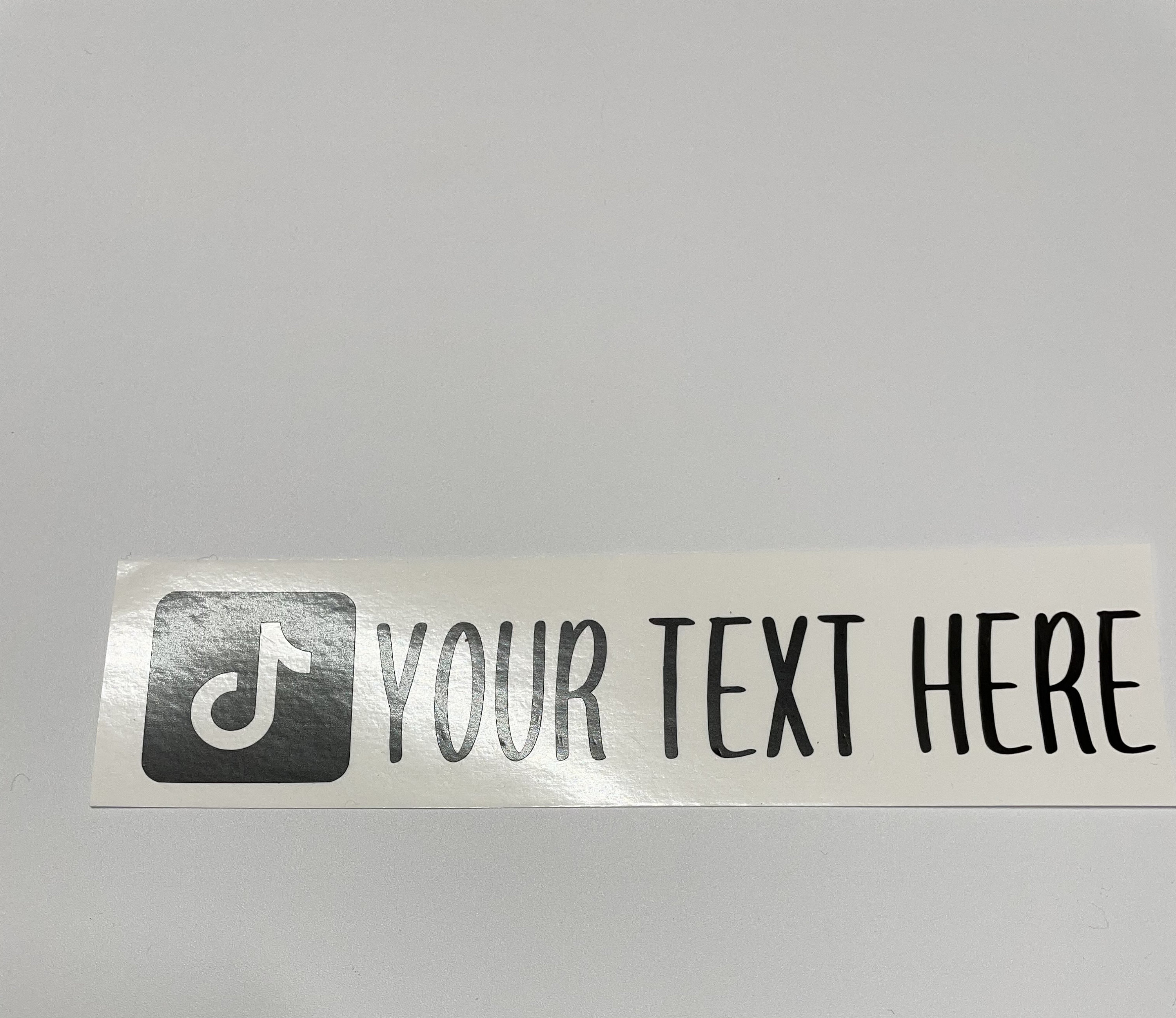 Custom Social Media Tags Instagram TikTok YouTube Etsy