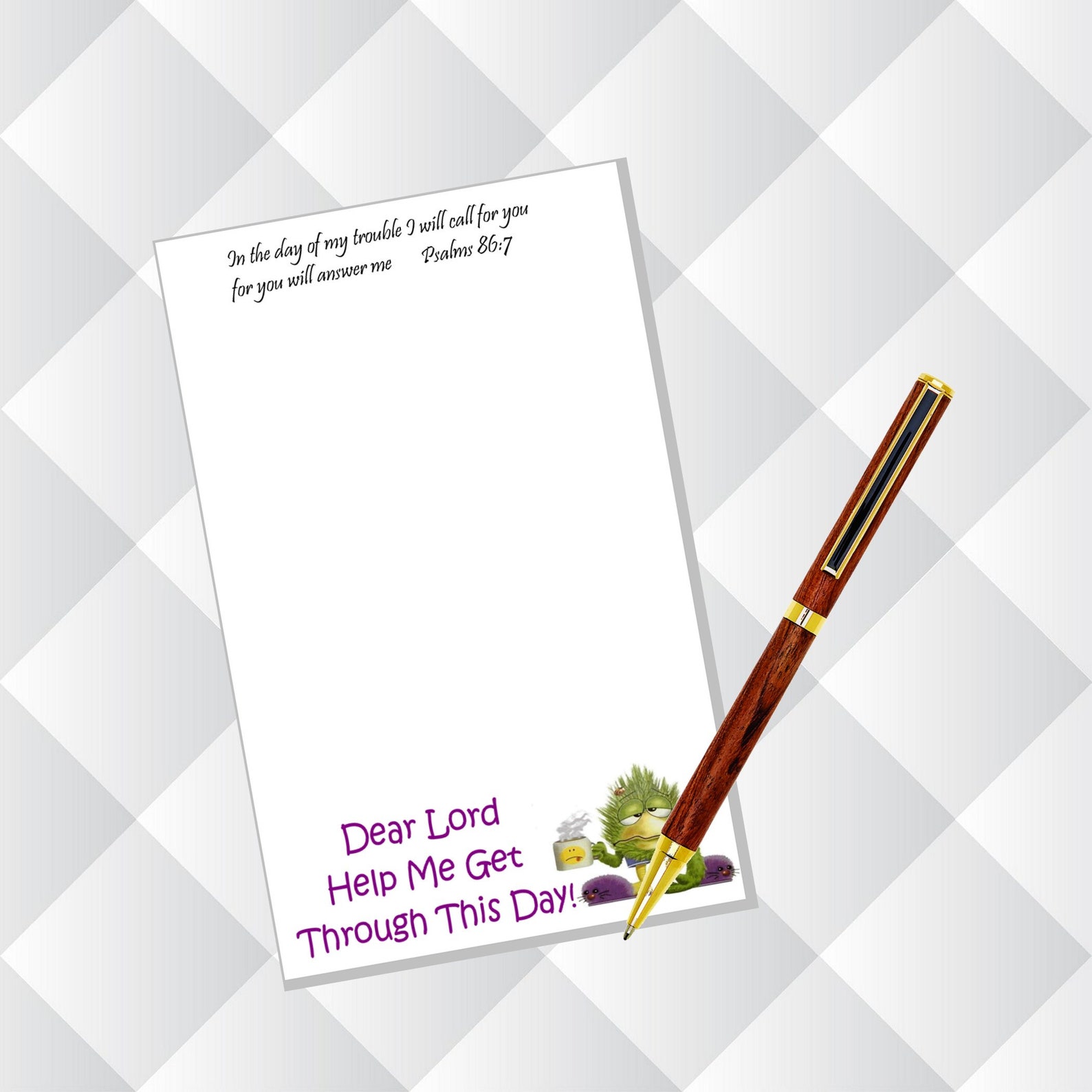 Stationary Note Pads 4 Sizes Letter Stationary Notepad Etsy