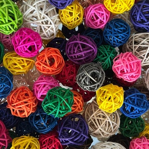 Rainbow Willow Chew Balls - For Small Pets