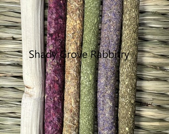 Bamboo & Timothy Hay Based Chew Sticks with Herbs 6ct.