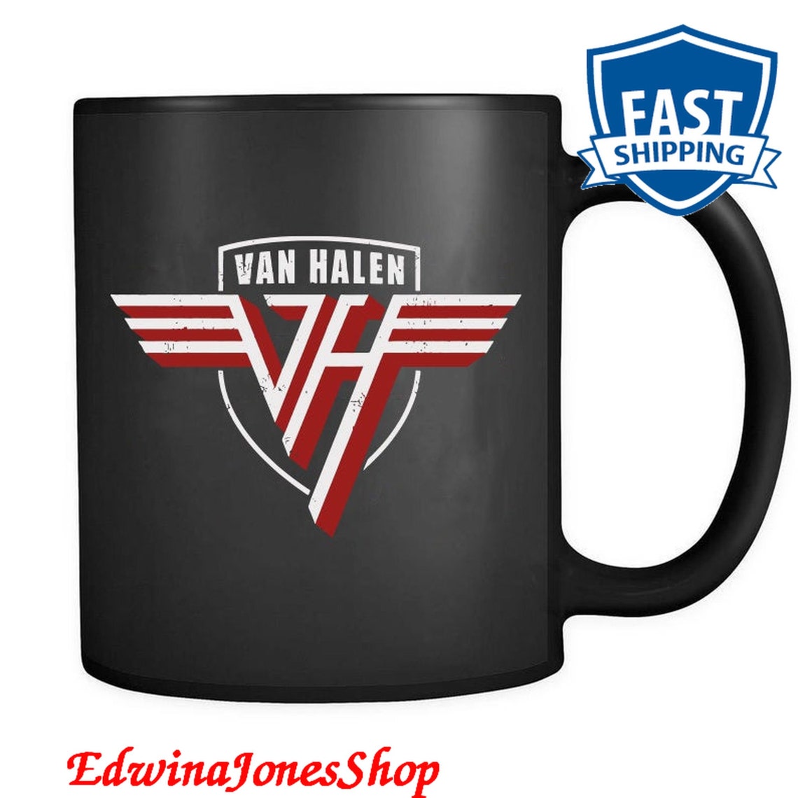 Van Halen Logo Mug Famous Music Rock Band Vintage Reto Mug | Etsy