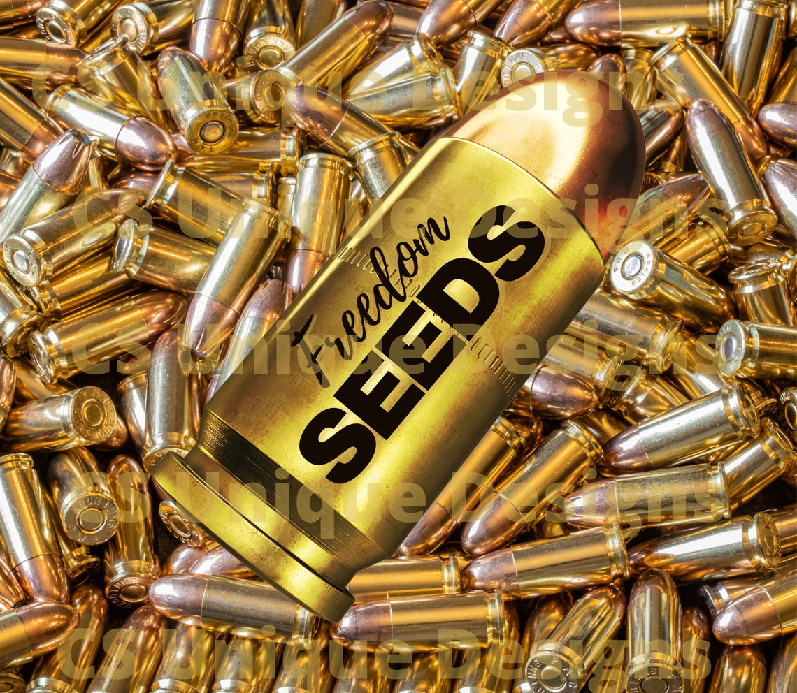 Freedom Seeds Reloaded HIGHER QUALITY Brass Bullets Patriotic Skinny