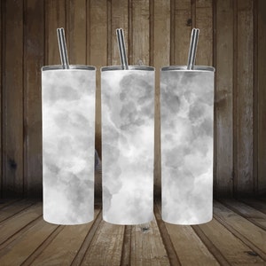Smoke Effect Includes Transparent Background skinny straight tumbler sublimation design 20 & 30 oz.