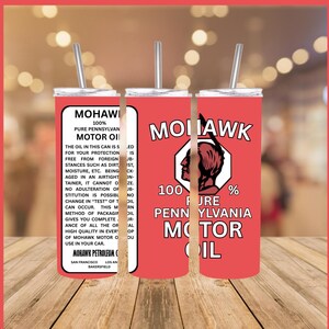 Engine Oil Digital File Sublimation Design for 20 oz tumbler digital