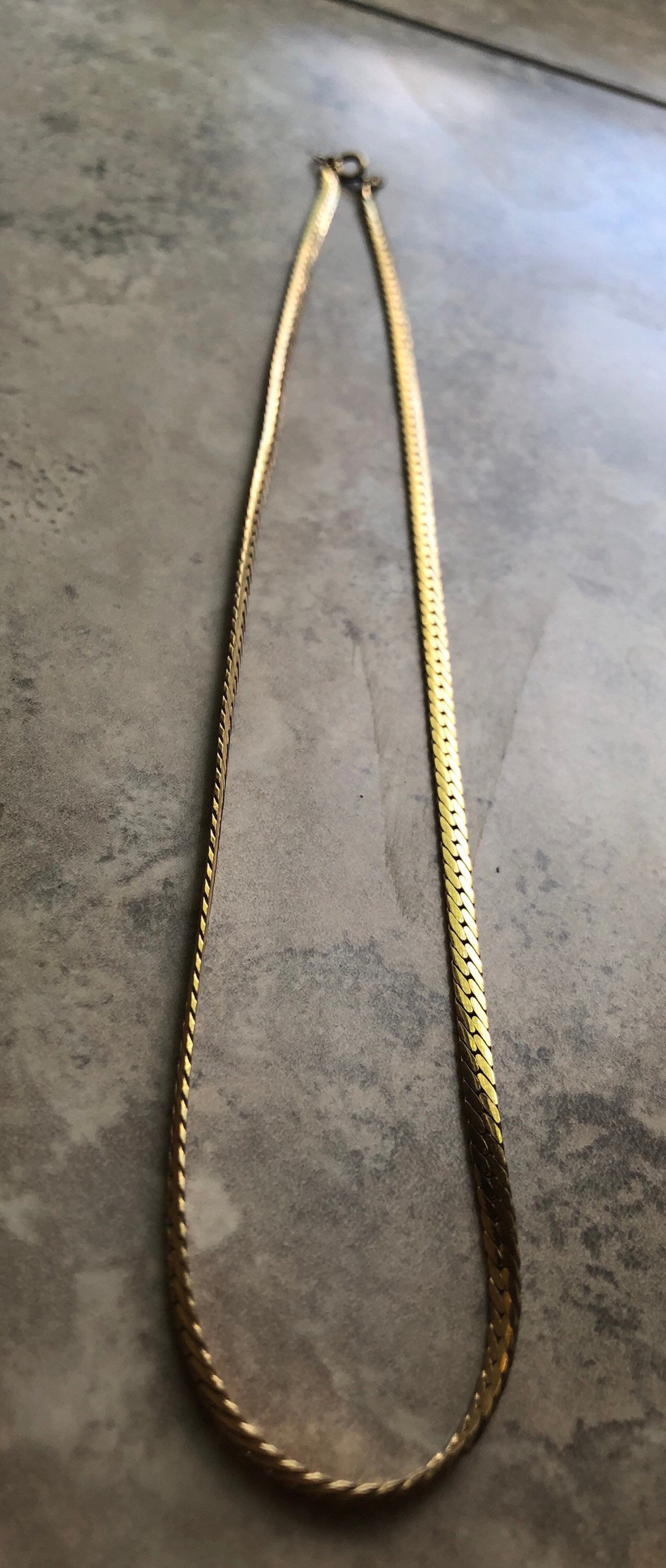 Vintage Gold Necklace Etsy