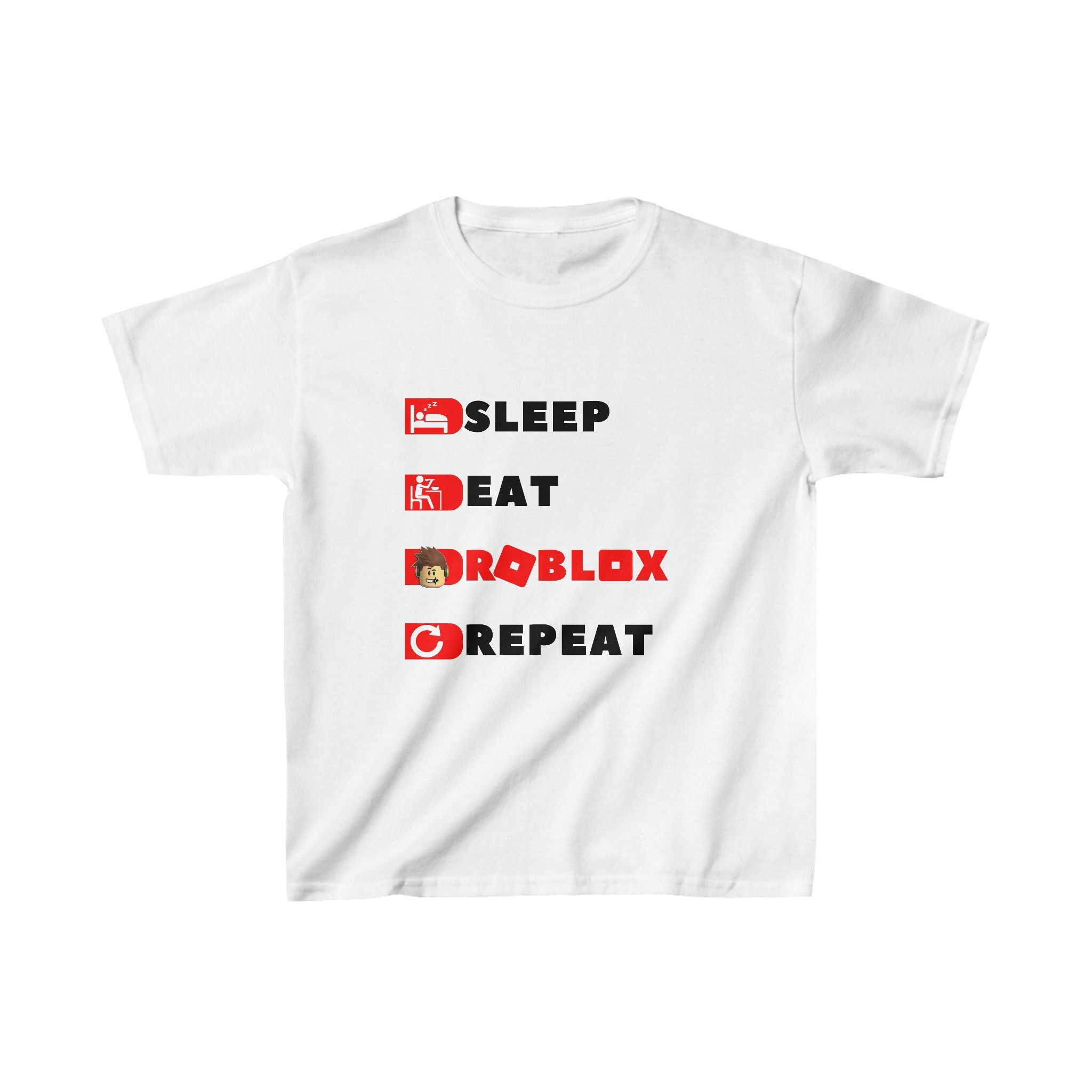 Men's T-shirt Design Merch Game Print Roblox Idolstore, 53% OFF