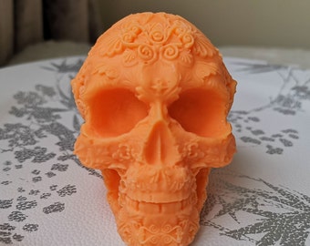 Halloween Skull candle Soy Wax/ Spooky Candle/ Scary Candle/ Gift/Customise