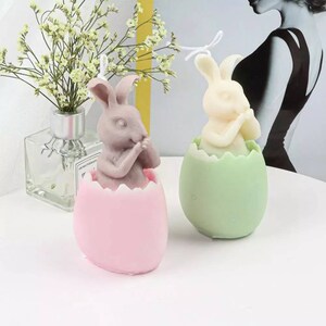 Easter Bunny Candle/ Eggshell/ Easter Decorations