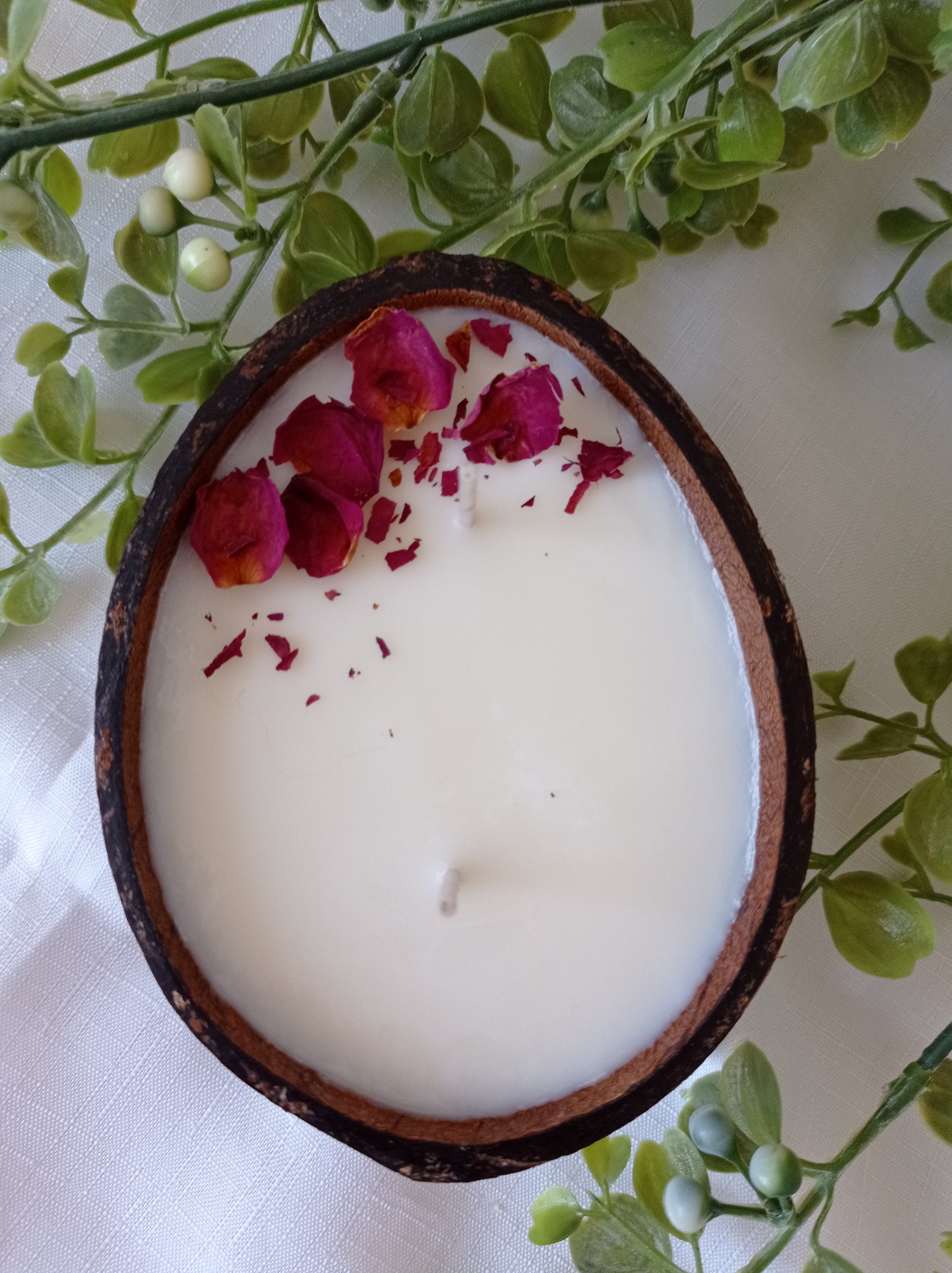 Coconut Shell Candle in Coconut Shell/birthday Etsy