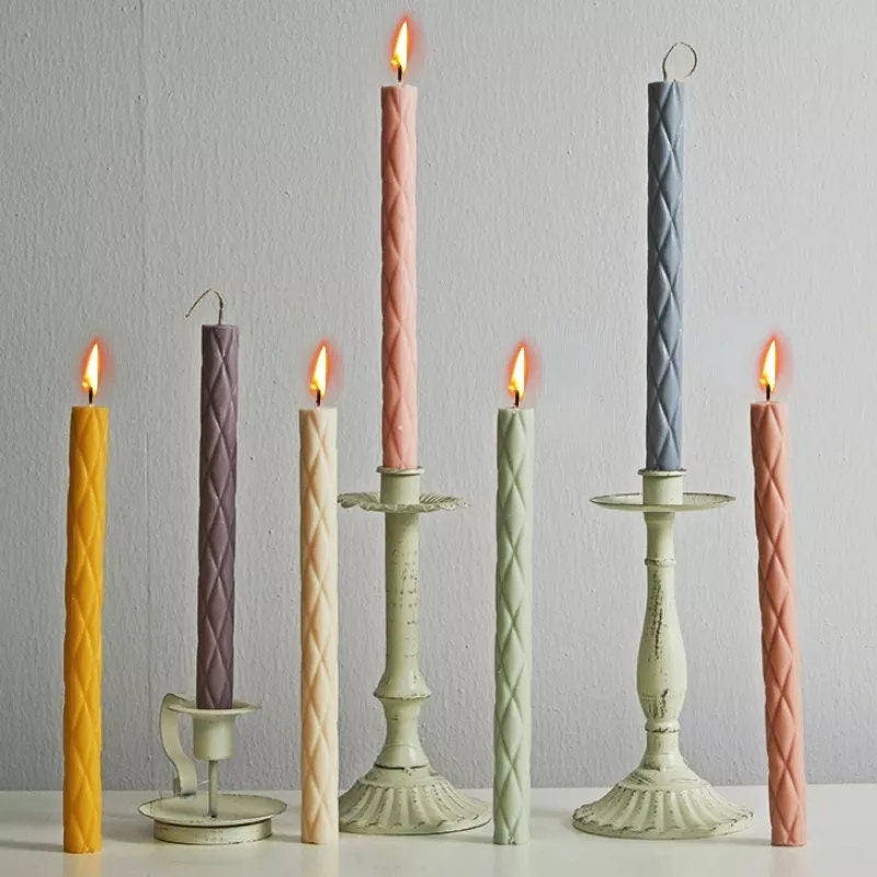 Long Stick Candles/dinner Table Candles Decor/church Etsy UK
