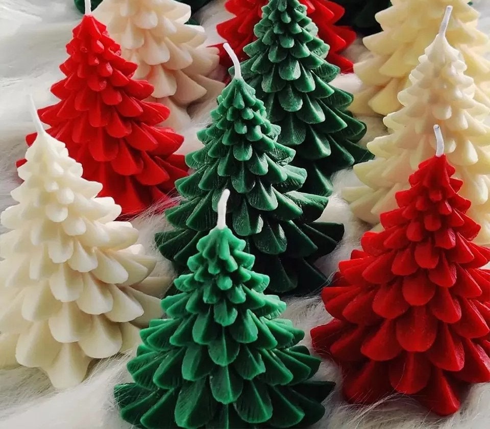 CHRISTMAS TREE CANDLES (2 options) – Latvian Candles