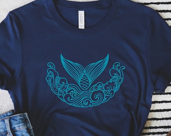 Mermaid shirt, mermaid tail tshirt, mermaid tshirt, stay salty tshirt, rather be a mermaid shirt, little mermaid shirt, little mermaid tee.