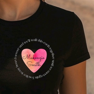 Never Forgotten shirt, gone but not forgotten, grief shirt, grief gift, personalized shirt, customized shirt, grief and loss, sympathy gift.
