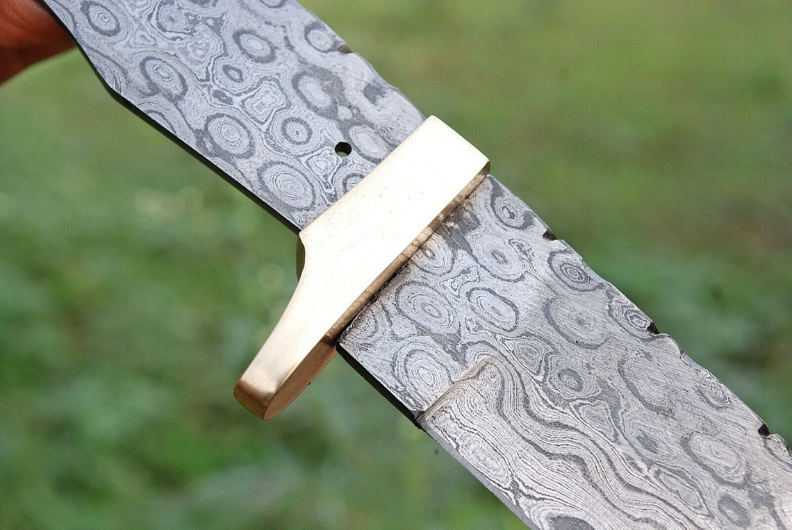 Custom Hand Damascus Steel Blank Blade Tanto Knife With Etsy