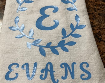 Personalized Kitchen Tea Towels