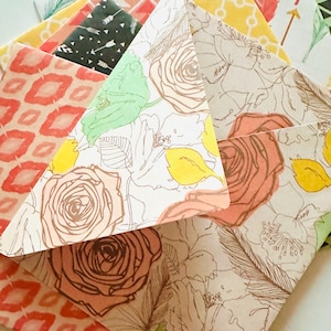 Handgemachte Geschenkkarten-Umschläge, dekorative Versandtaschen, Happy Mail-Umschläge, Taschen für Journale, Geschenkhalter, Einladungsumschläge