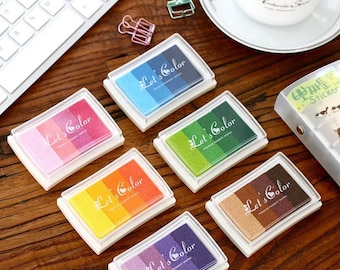 Rainbow Ink Pad: Multicolor Stamp Pad for Scrapbooking