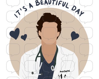 McDreamy Saves Lives - Greys Anatomy - PNG Sublimation Transfer