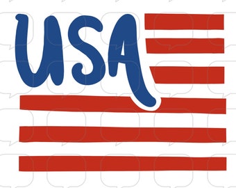 USA Flag - America - PNG Sublimation Transfer