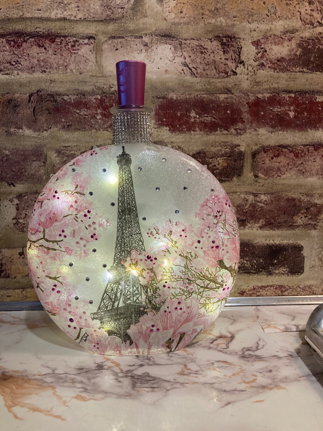 Eiffel Tower Lighted Decor, Eiffel Tower Oval Light Jar, Eiffel Tower ...