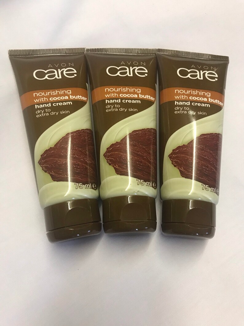 Avon Nourishing Cocoa Butter Hand Cream 75ml X3 Etsy