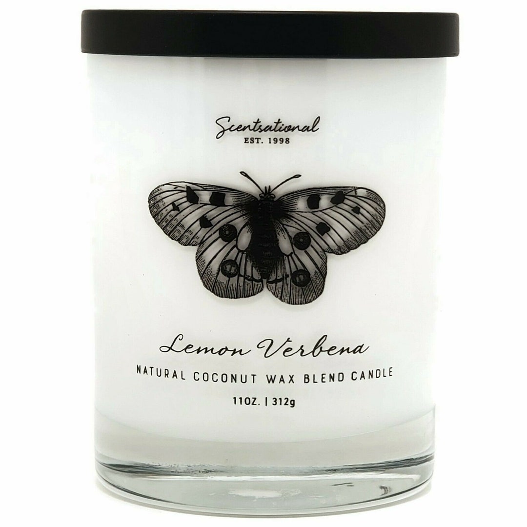 Scentsational Coconut Wax Blend 11oz Single Wick Scented Candle Lemon