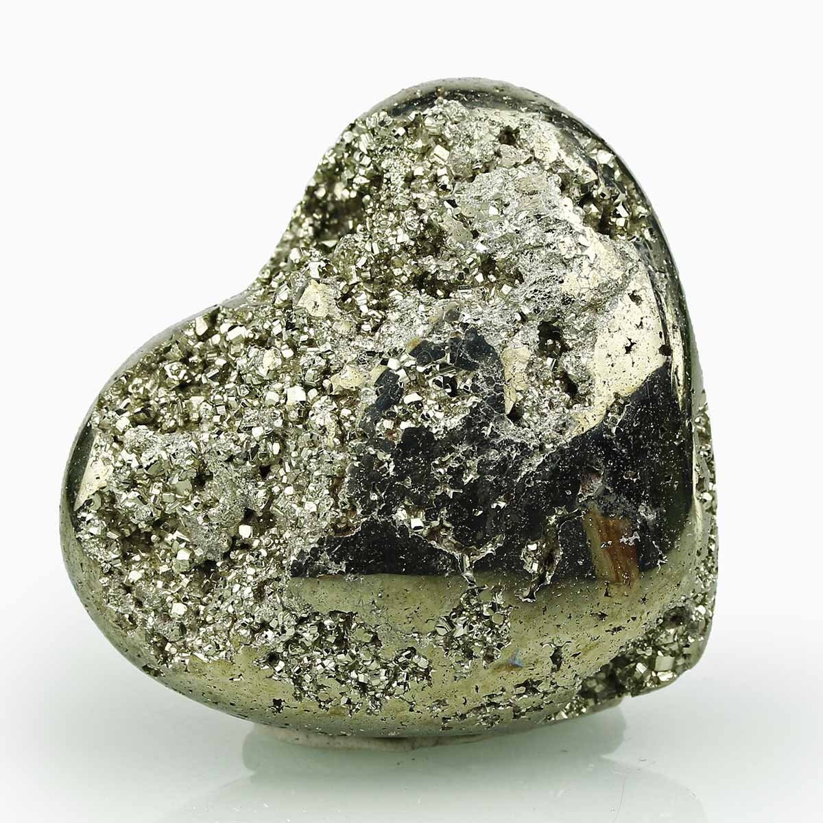 並外れた！ペルー産、光沢のあるハート型の黄鉄鉱、P-2-4 - Etsy 日本