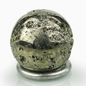 EXTRAORIDINARY! Lustrous PYRITE SPHERE from Peru, P-2-9