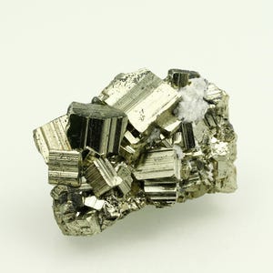GOLD Pyrite High Quality! Crystal from Huanzala Mine, Peru
