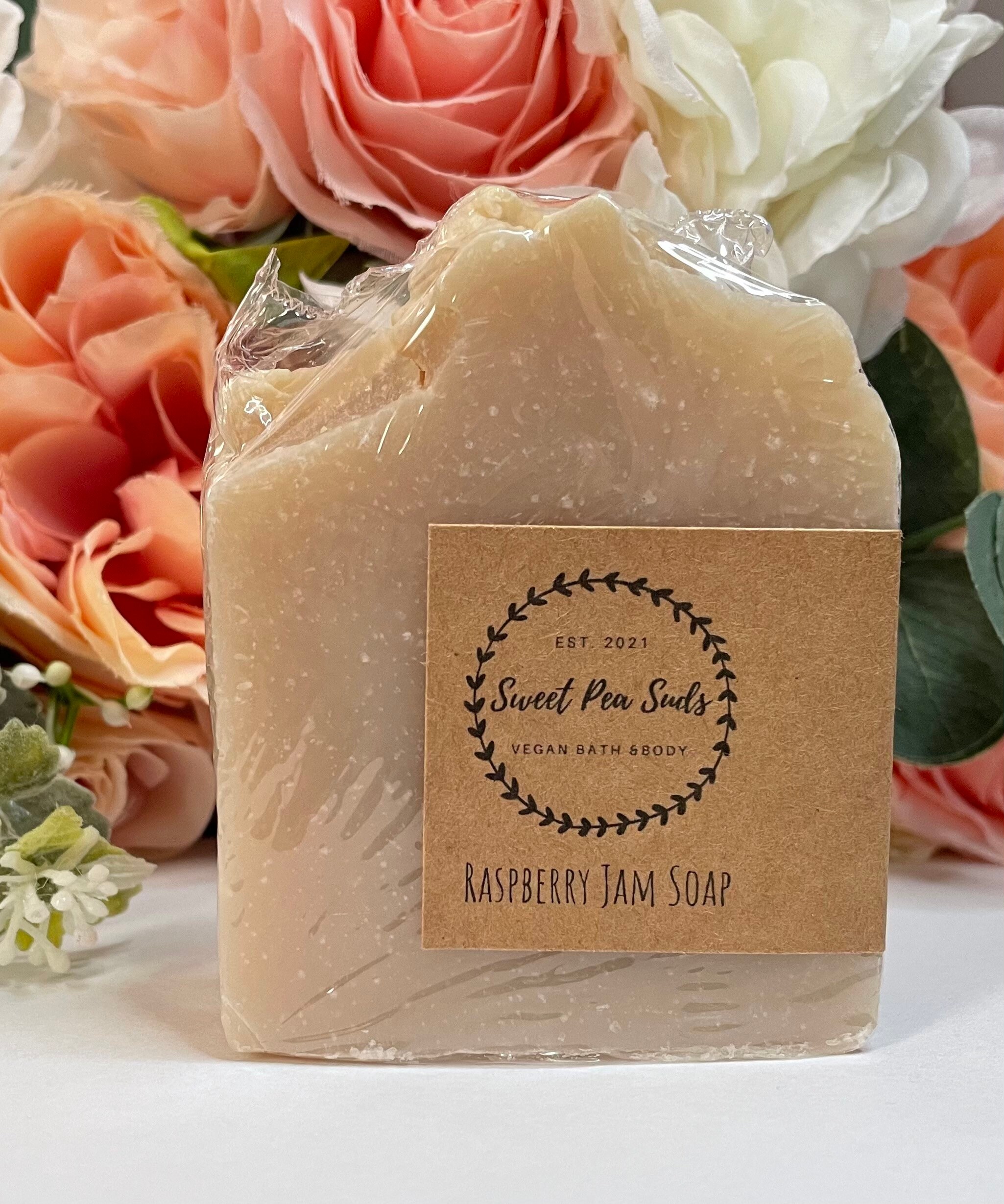 Raspberry Jam Soap Dye Free Soap Natural Soap Spa Gift Etsy