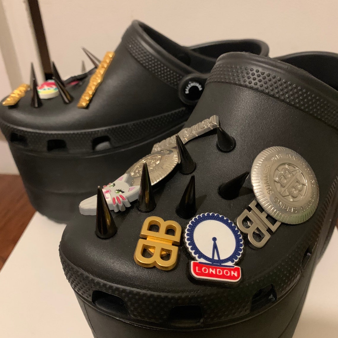 balenciaga platform clogs