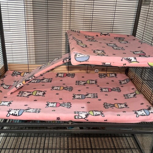 Ferret Nation Critter Nation Fleece Cage Liners Bedding Etsy