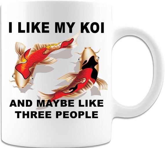 Koi Fish Mug Koi Fish Gifts Koi Pond Gift for Japanese Koi Etsy