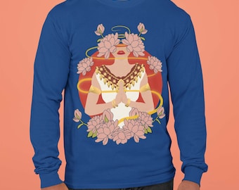Cambodian Long Sleeve Shirt | Apsara Dancer | Ultra Cotton Long Sleeve Tee