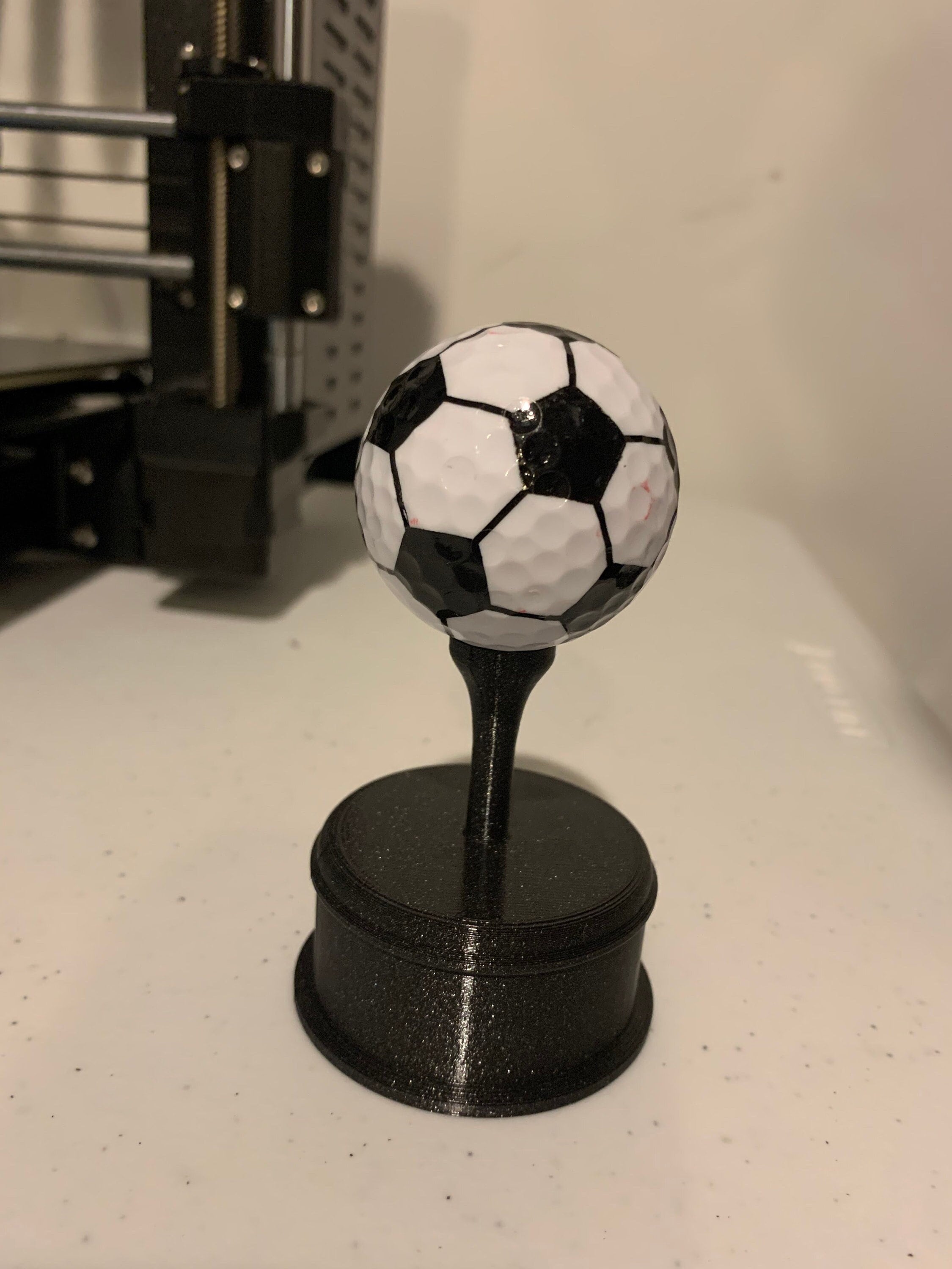 3D Printed Golf Ball Trophy Stand no Ball Included Etsy