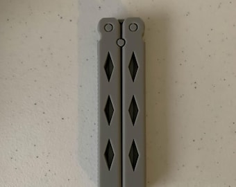 3D Printed Butterfly Balisong Trainer Knife