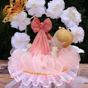 Baby Shower Cake Topper, Baby Mädchen Baby Shower Cake Topper, It es a Girl Centerpiece, Schmetterling Mädchen Baby Shower, Baby Shower Centerpiece