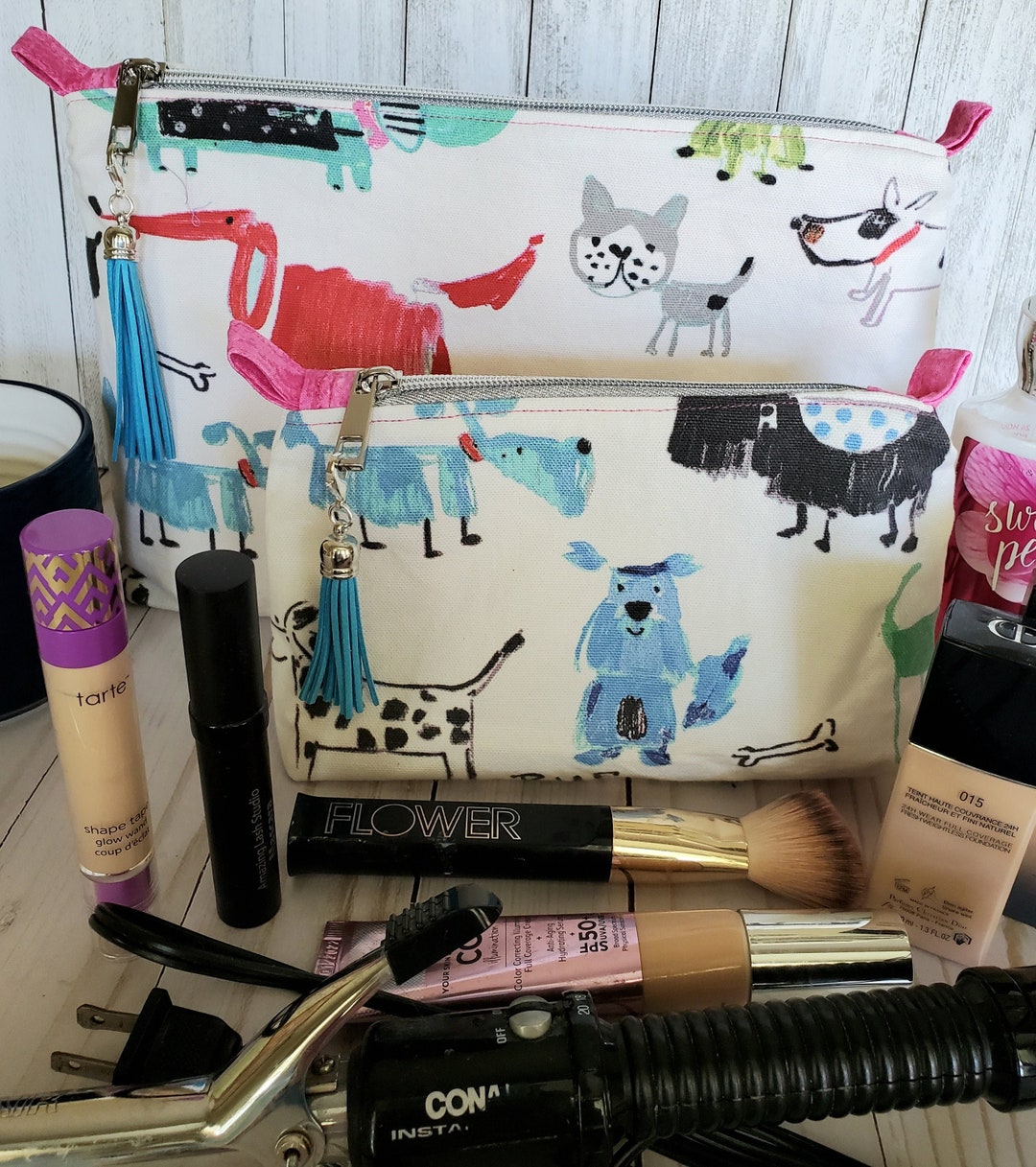 Travel Bag, Makeup Bag, Zip Bag, Zip Pouch, Stand Zip Bag, Stand Zip