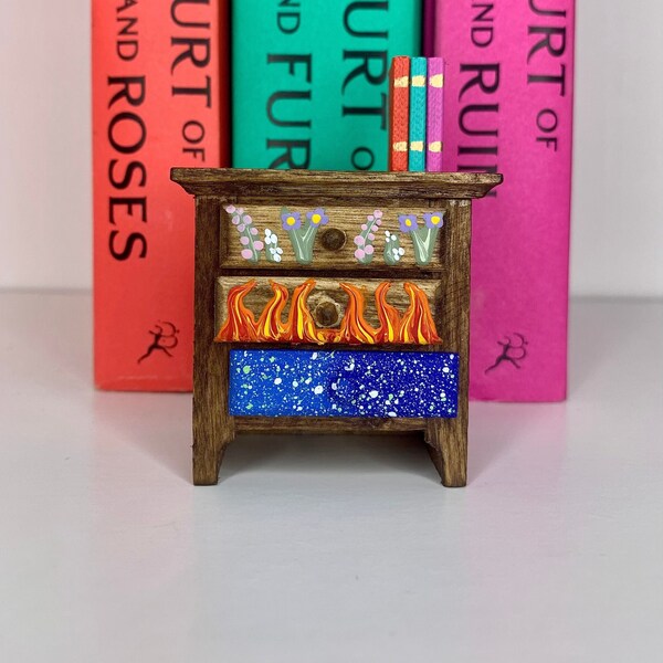 Archeron Sisters' Dresser- Miniature Feyre Drawers- OFFICIALLY LICENSED - A Court of Thorns and Roses Merch