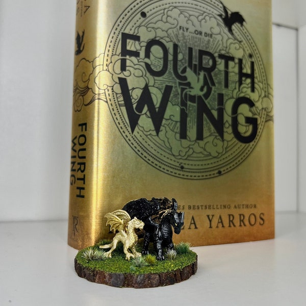 Tairn & Andarna - Inspired by Fourth Wing- Bookish Merch and Bookshelf Decor