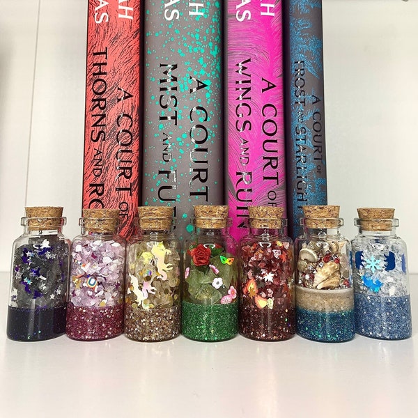 Prythian in a Bottle- A Court of Thorns and Roses Merch - Sarah J Maas Officially Licensed ACOTAR  Bookshelf Decor