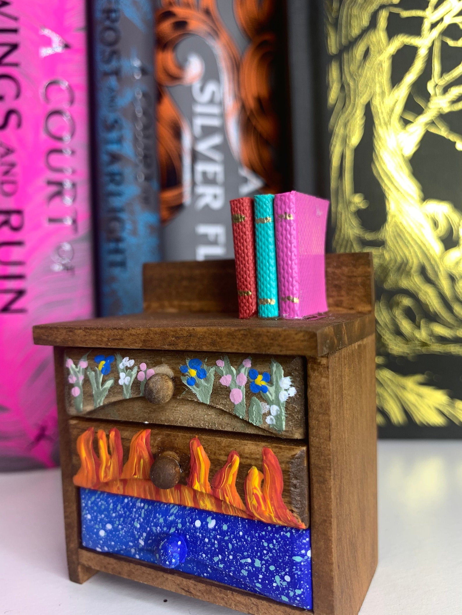 Archeron Sisters' Dresser Miniature Feyre Drawers A Etsy