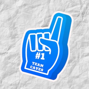 Team Caves - Crescent City Sticker - OFFICIALLY LICENSED Sarah J Maas Merch