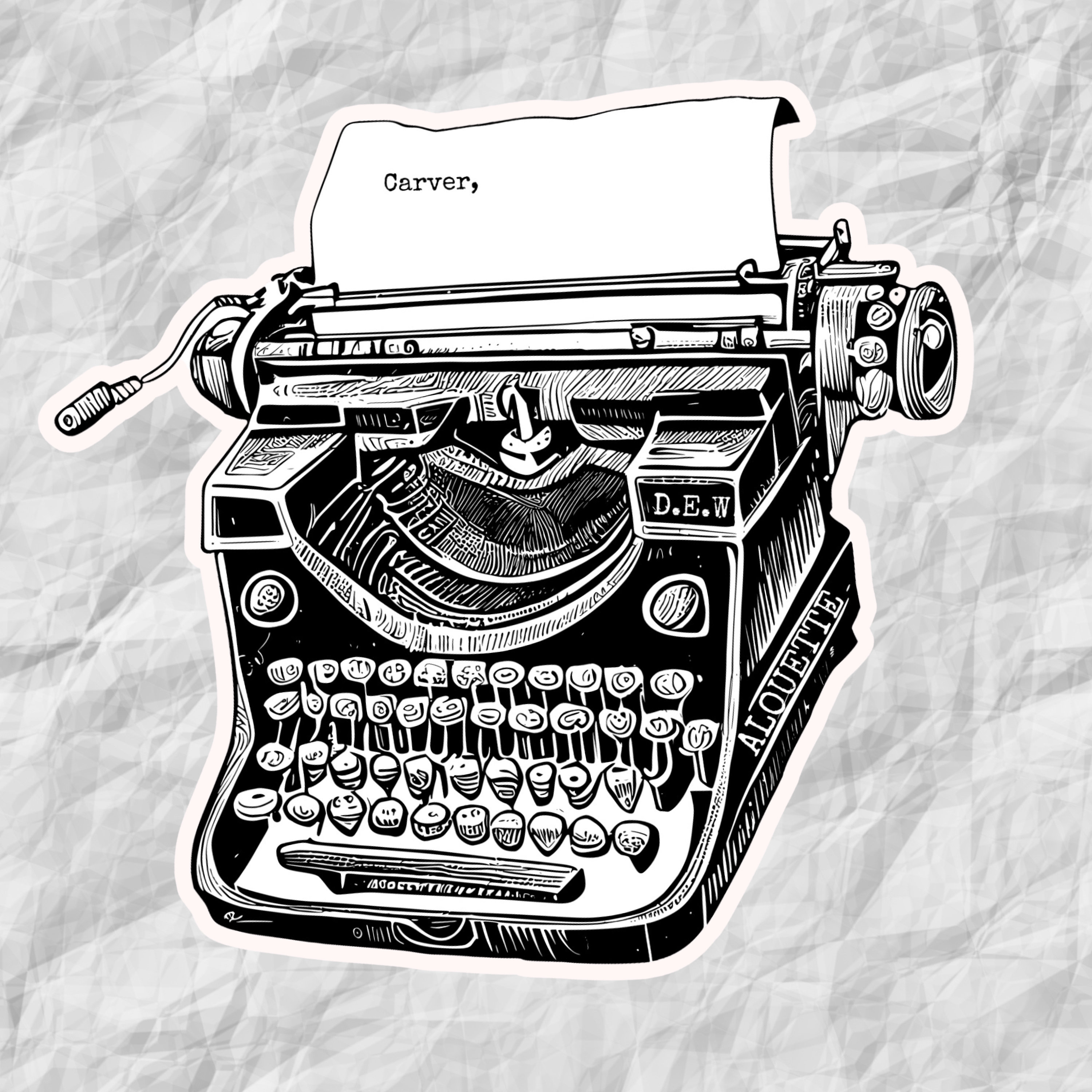 The Third Alouette- Divine Rivals Sticker - Bookish Gifts and Decor