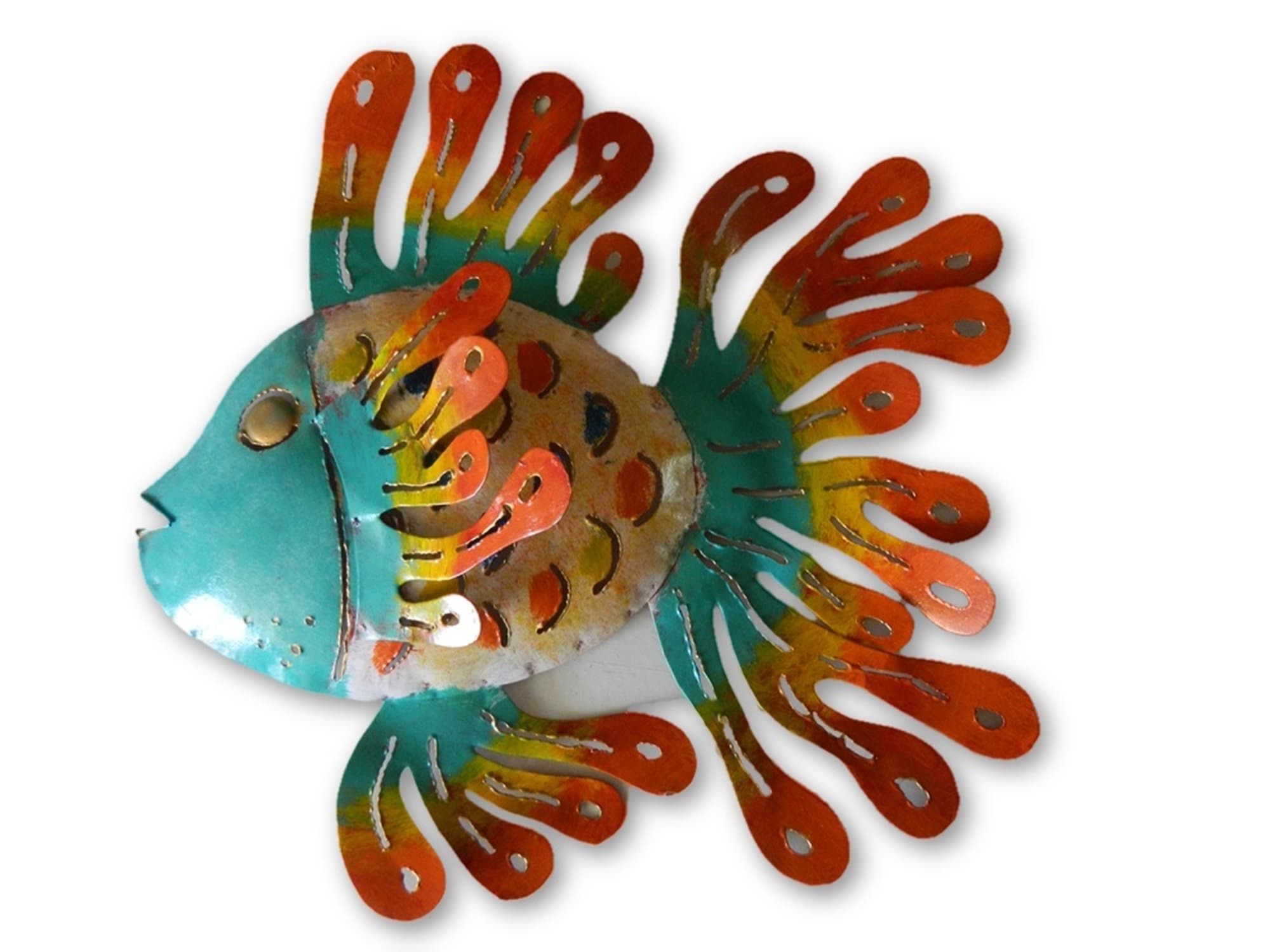Tropical Fish Wall Art Metal Sea Life Wall Art Ornaments Etsy UK